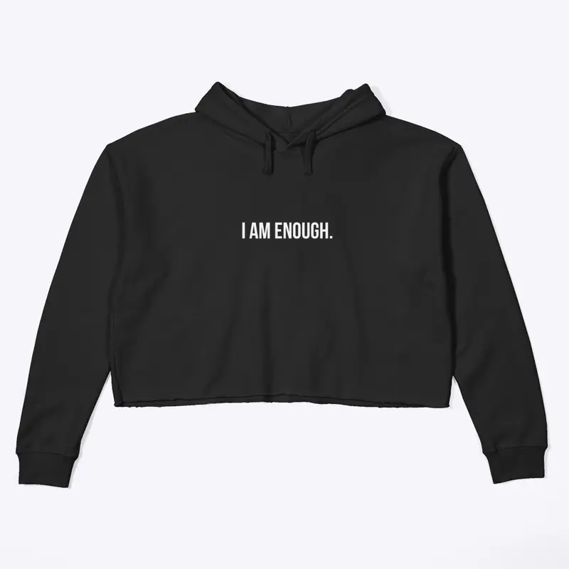 More Than Enough Cropped Hoodie