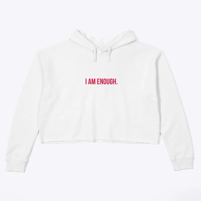 More Than Enough Cropped Hoodie