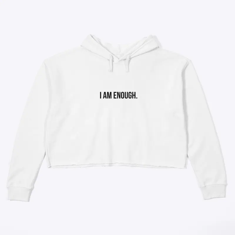 More Than Enough Cropped Hoodie