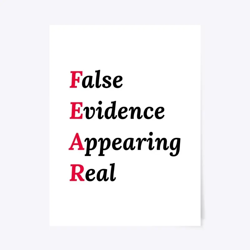 False Evidence Appearing Real